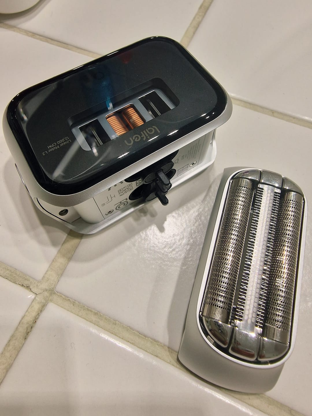 Customer photo review of Laifen P3 Pro 3-Blade Electric Shaver with Linear Motor