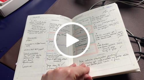 Customer video review of Planners Starter Kit-  'DUNES'