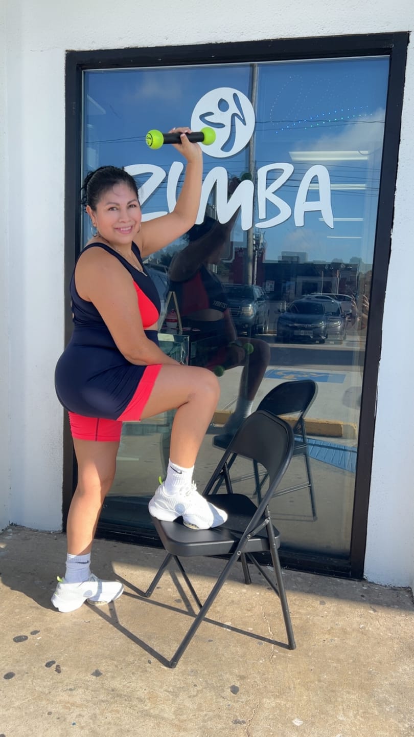 Customer photo review of Zumba Air Stomp Remix II - White