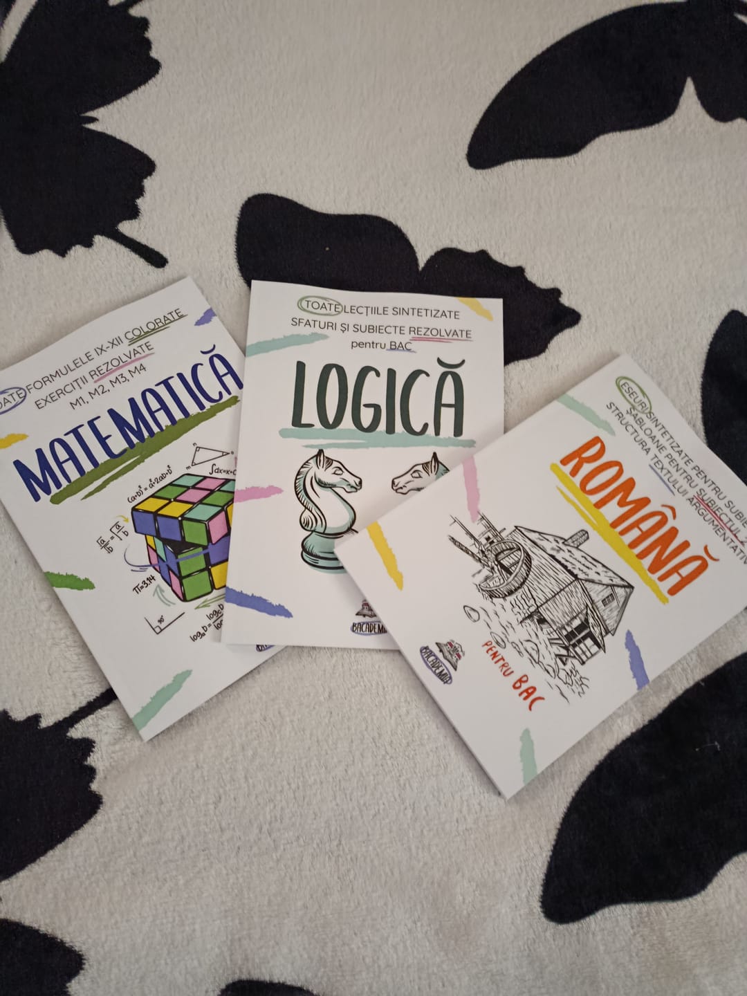 Customer photo review of Pachet Bacalaureat (Română + Matematică + Logică) Bacademia