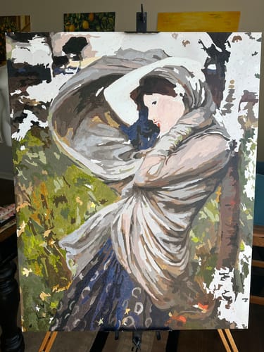 Customer photo review of Boreas Painting by Numbers