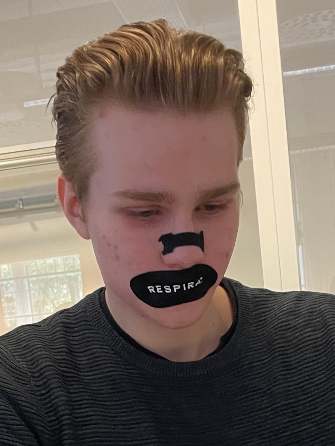 Customer photo review of NASAL STRIPS | PINK (COMING SOON)