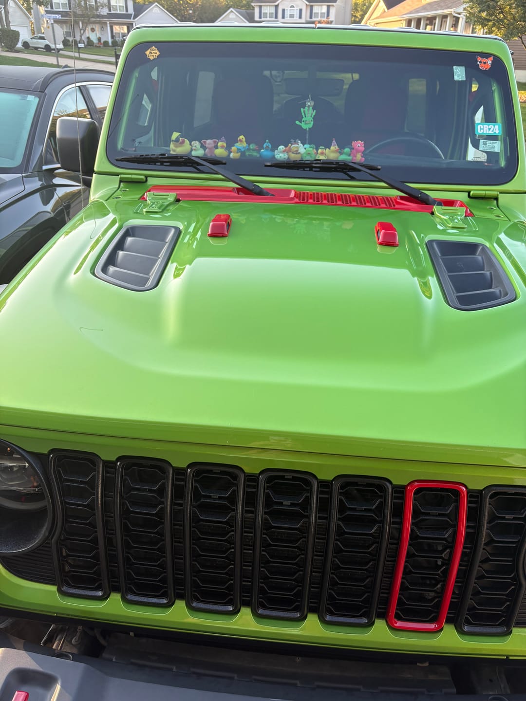 Customer photo review of OEM Cowl Wiper Panel Color Matched  JL JT 2018+