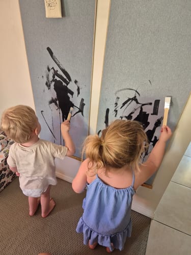 Customer photo review of BUY 2: Magic Canvas + Brush Set