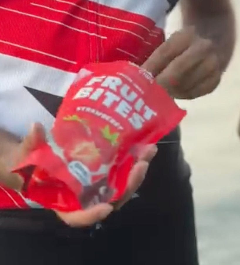 Customer photo review of Strawberry Fruit Bites (20g)