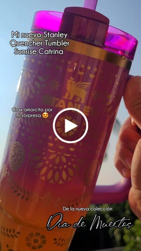 Customer video review of Stanley Quencher H2.0 Flowstate™ Tumbler Sunrise Catrina | 887ML