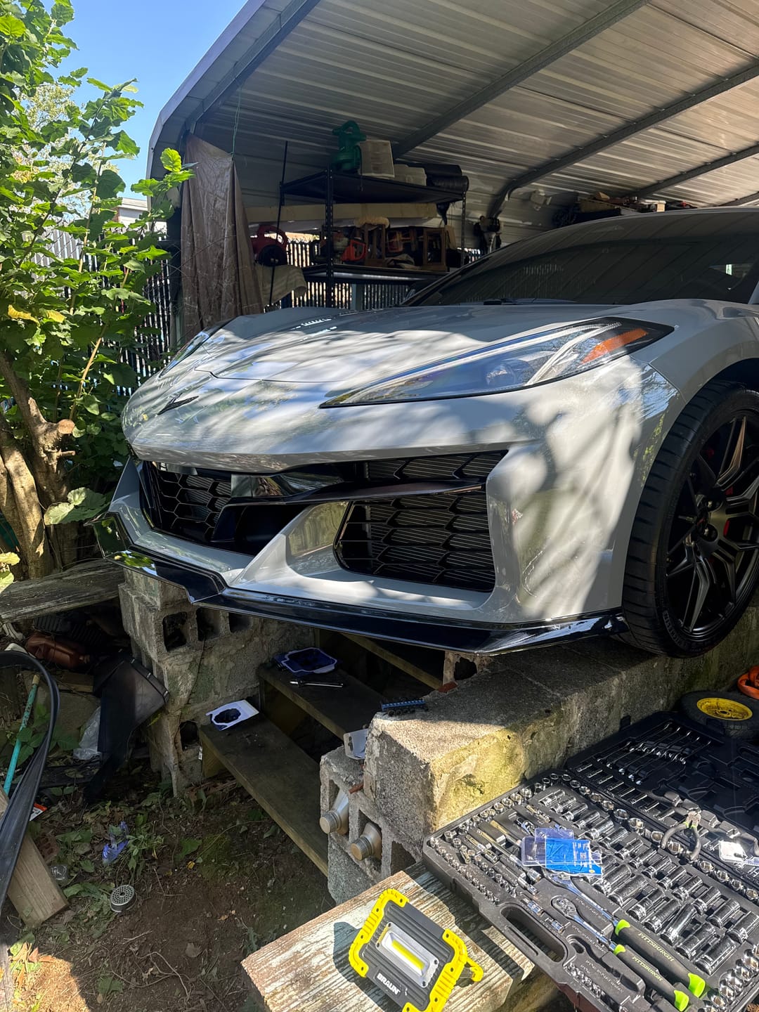 Customer photo review of Corvette C8 Z06 / E-Ray Front Splitter [Z07 Package]
