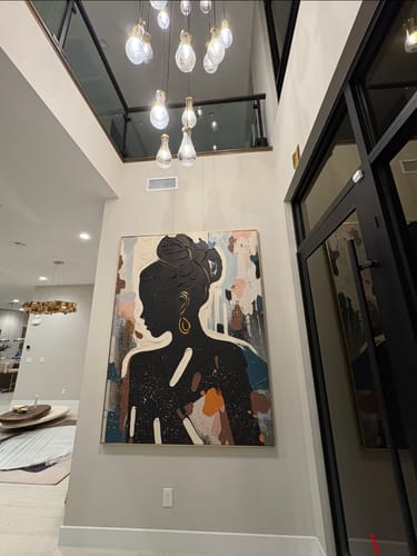 Customer review photo for Colorful Painting #CA071
