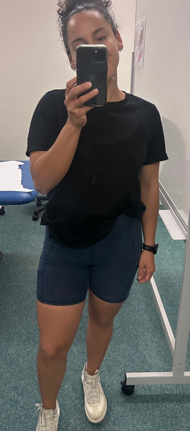 Customer photo review of Hemp Bike Short with Pockets