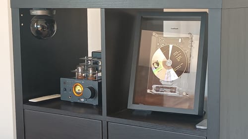 Customer photo review of M1 Music Frame CD Player