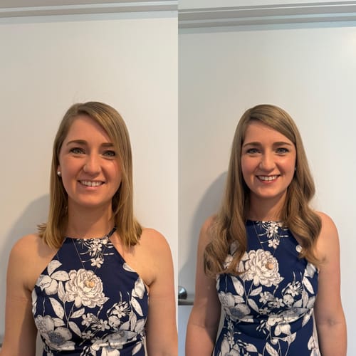 Customer photo review of Toasted Vanilla // Silk Topper