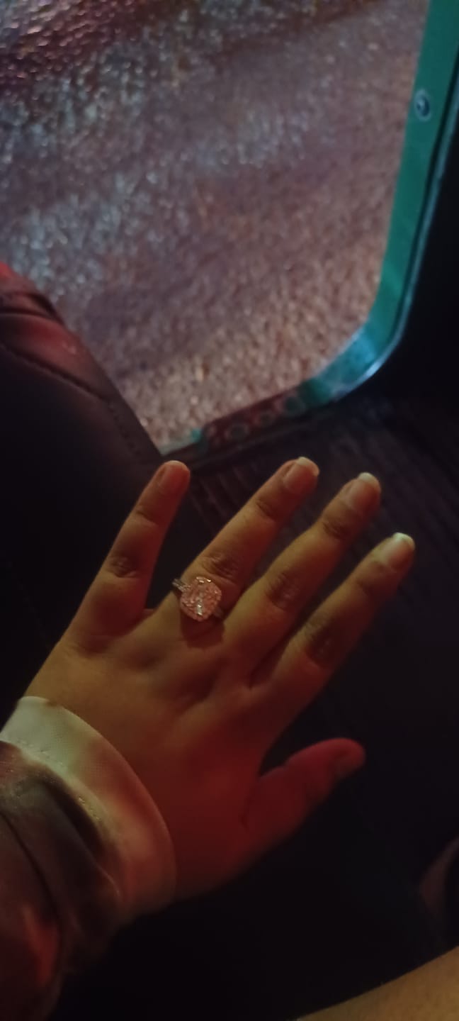 Customer photo review of Silver Classic Solitaire Ring
