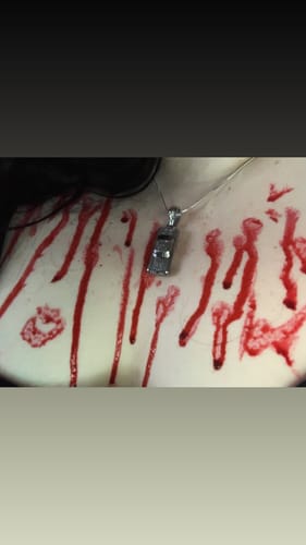 Customer photo review of LOWRIDER PENDANT