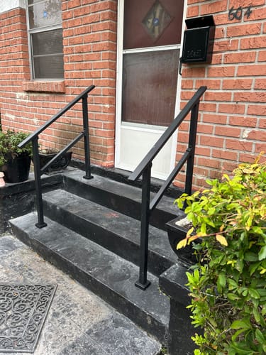 Customer photo review of Stair Handrail Kit