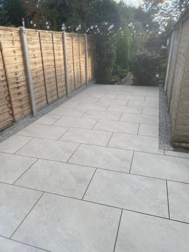 Customer photo review of Himalayan - White Porcelain Paving Tiles - 900 x 600 x 20mm