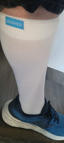 Customer photo review of Performance Eucalyptus Compression Socks