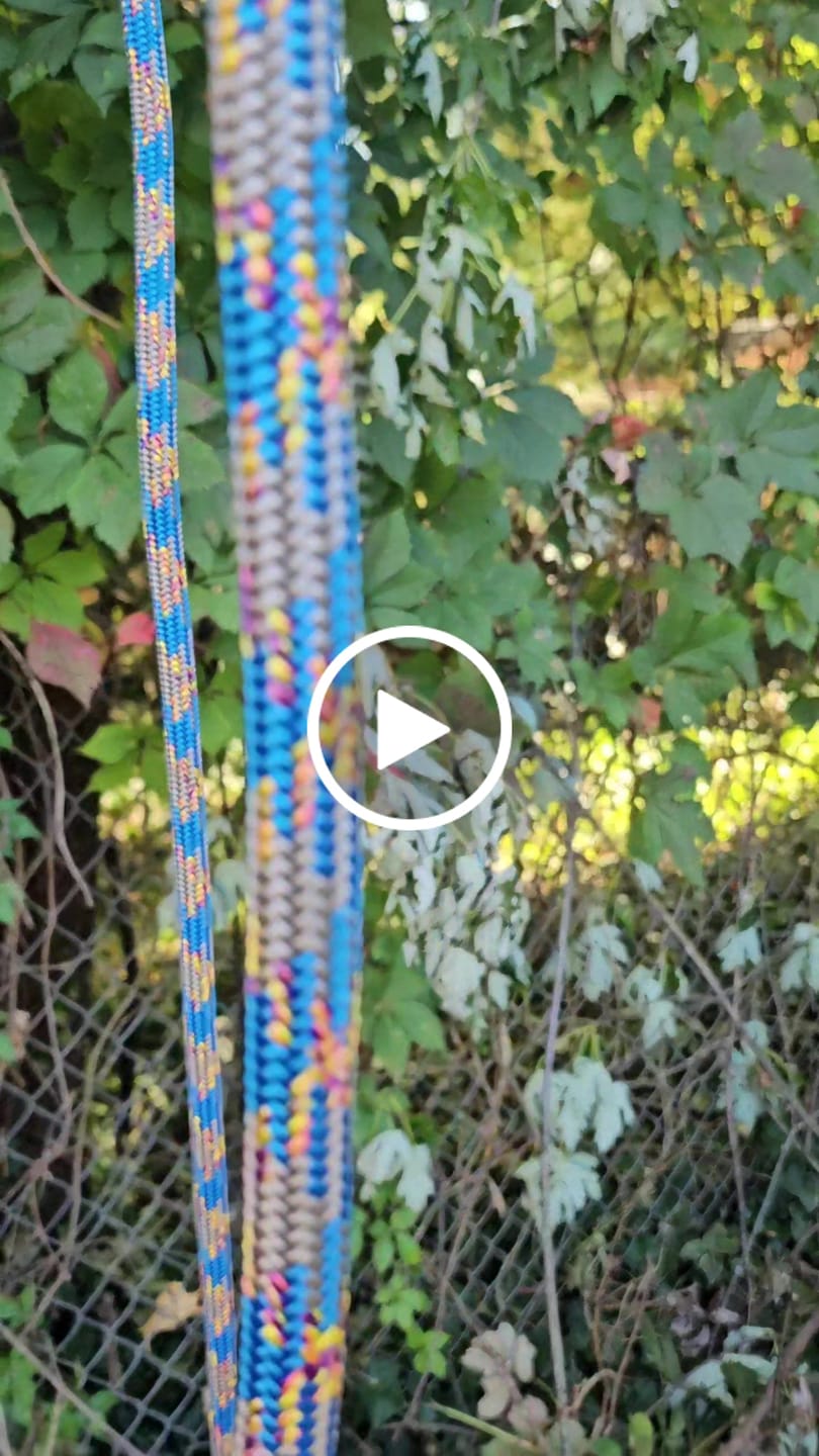 Customer video review of ASPEN 11.7mm 32-Strand Kernmantle Climbing Rope 150' or 200' with Sewn or Spliced Eye (Limited Promotion)
