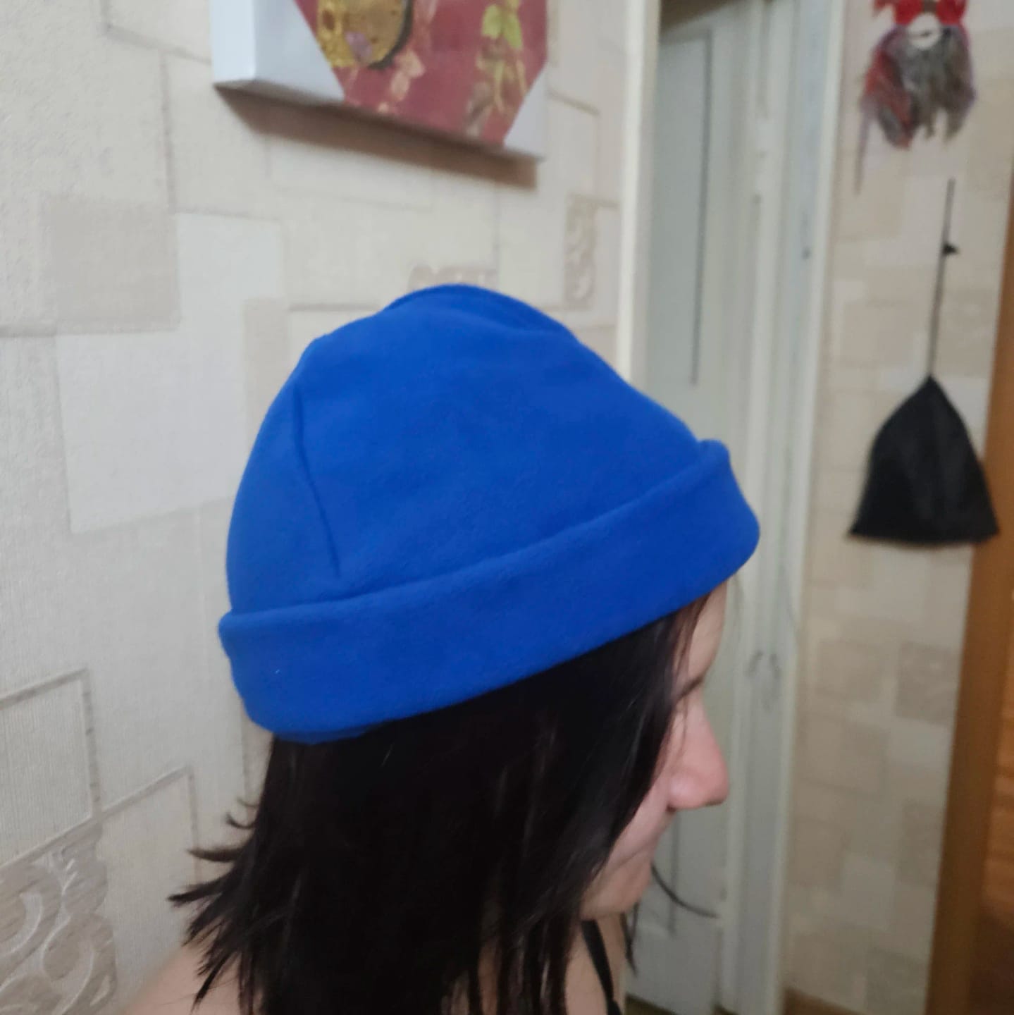 Customer photo review of Windproof Polar Fleece Winter cap