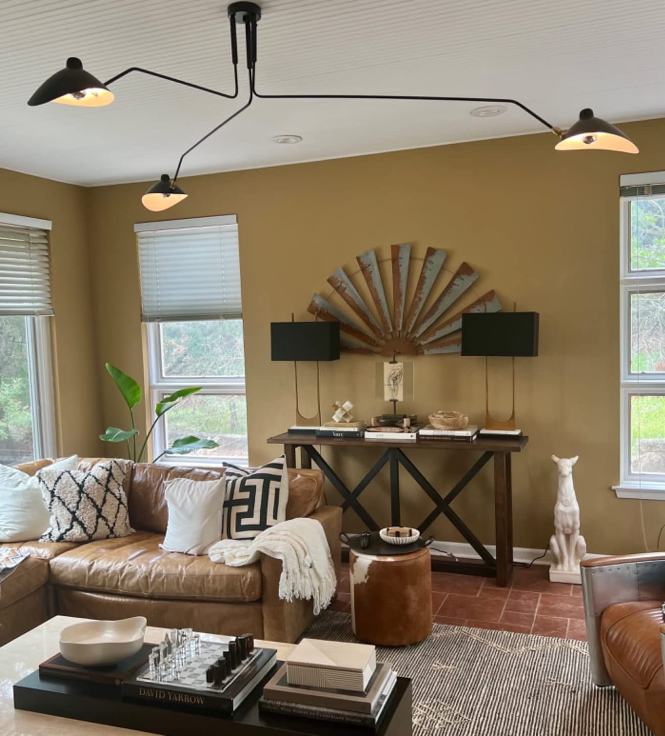 Customer photo review of WOMO Arms Semi-Flush Mount Light-WM2057