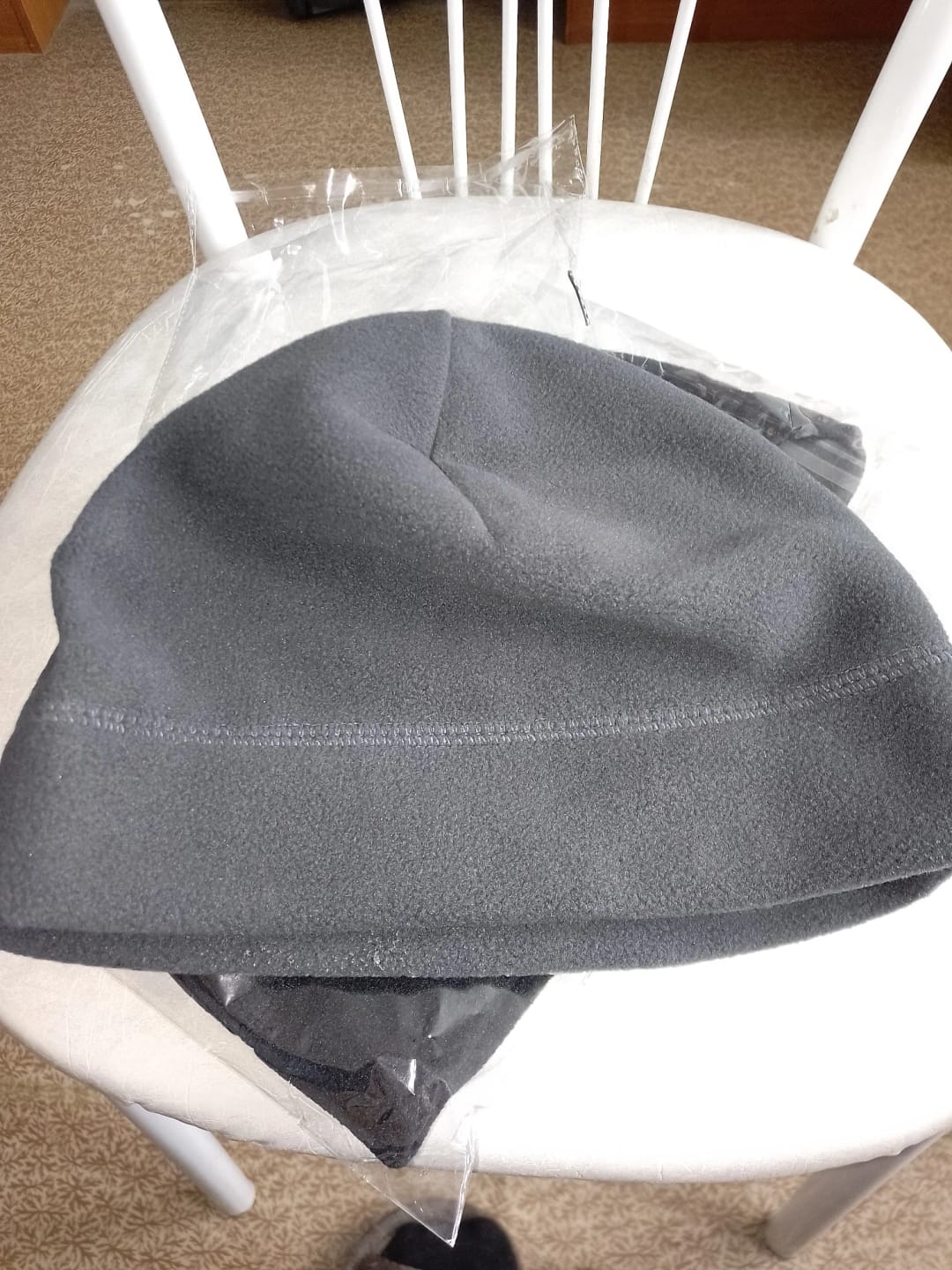 Customer photo review of Winddichte Polar-Fleece Mütze