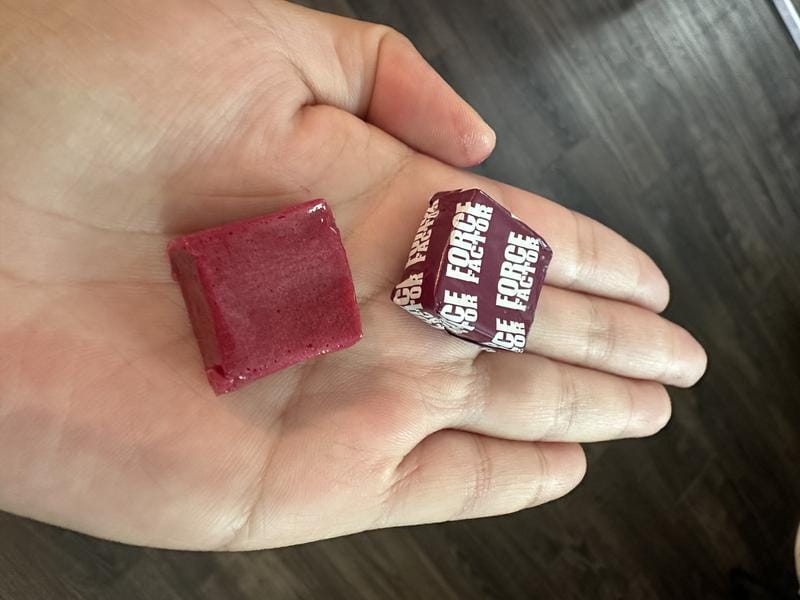 Customer photo review of Hair Growth Gummies