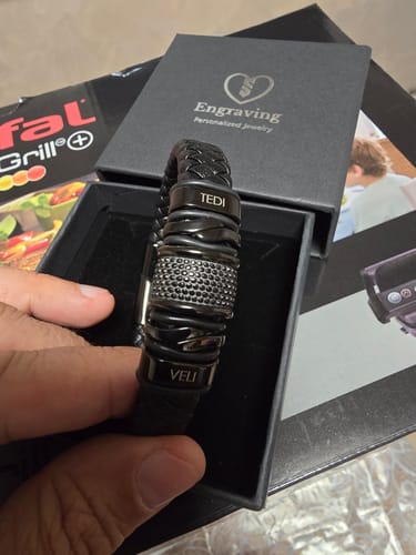 Customer photo review of Bracelet: Black