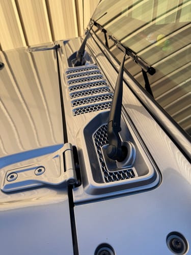 Customer photo review of Cowl Wiper Panel Painted OE Color (Fits JL/JT 2018-2025)