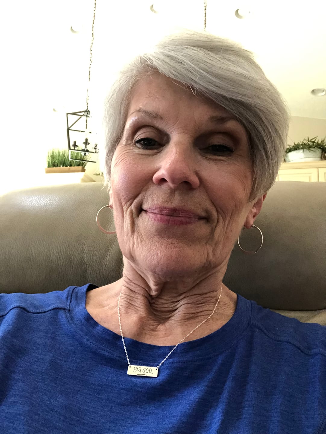 Customer photo review of But God Necklace