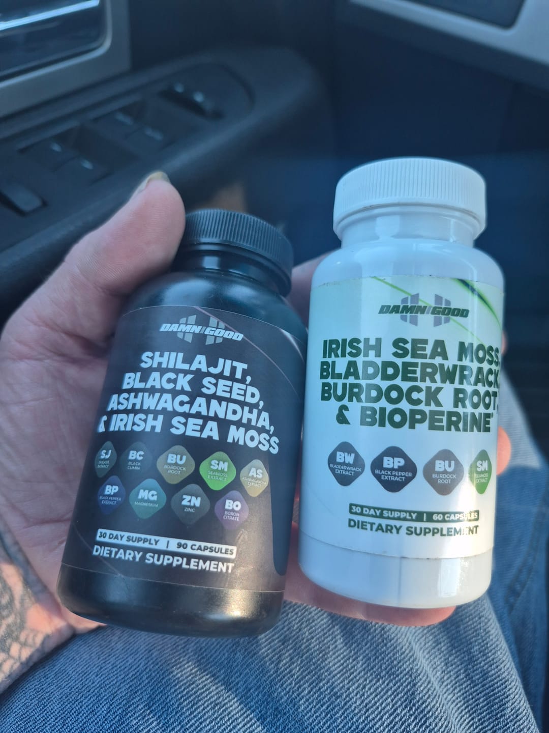 Customer photo review of Damn Good™ Sea Moss Multimineral Complex