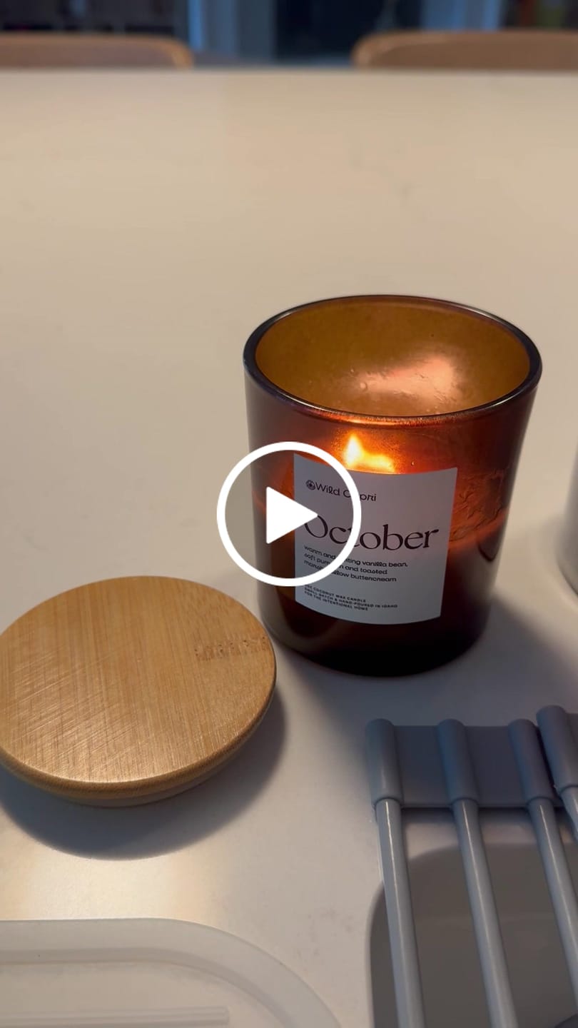 Customer video review of October Candle