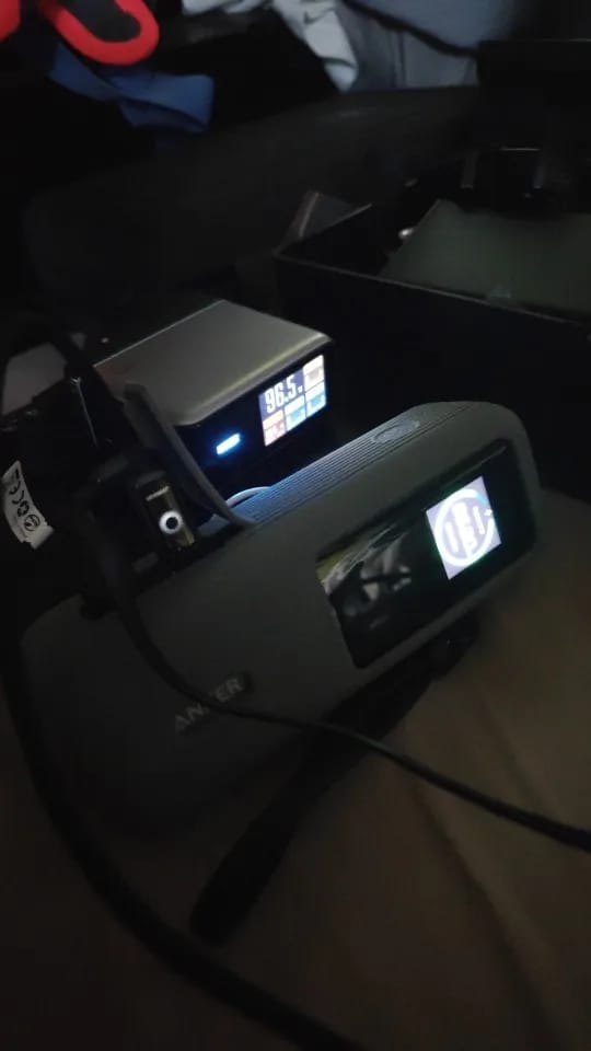 Customer photo review of Braided USB-C Cable Auto Power Off 100W Fast Charge — Black | KIMLUD