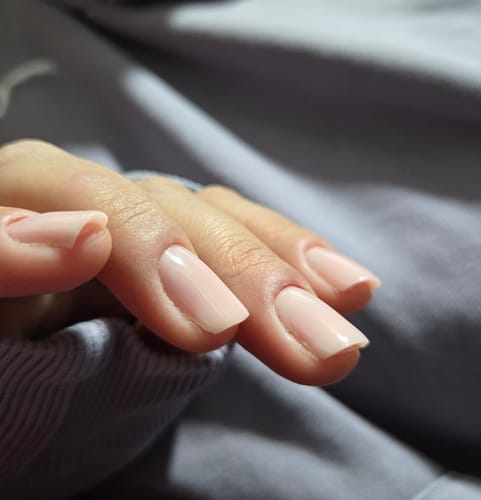 Customer photo review of Honey builder gel LIGHT NATURAL