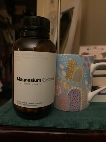 Customer photo review of Magnesium Glycinate (Pure & Unbuffered) - 110 Capsules