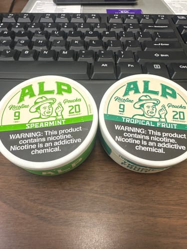 Customer photo review of Tropical Fruit Nicotine Pouches