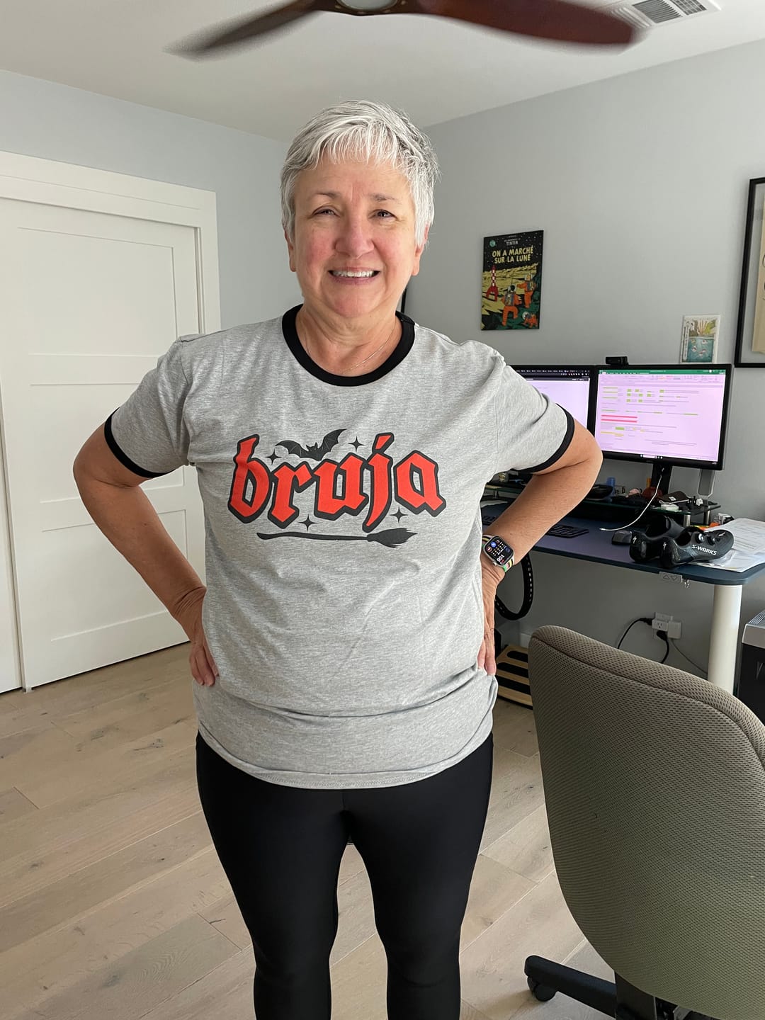 Customer photo review of La Bruja 70s Ringer t-shirt