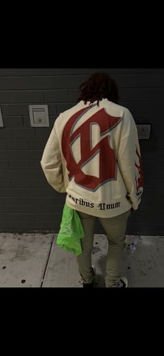 Customer photo review of Godspeed Checkmate L/S Tee Bone