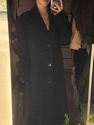 Customer photo review of Rase le sol Classic Wool Long Coat