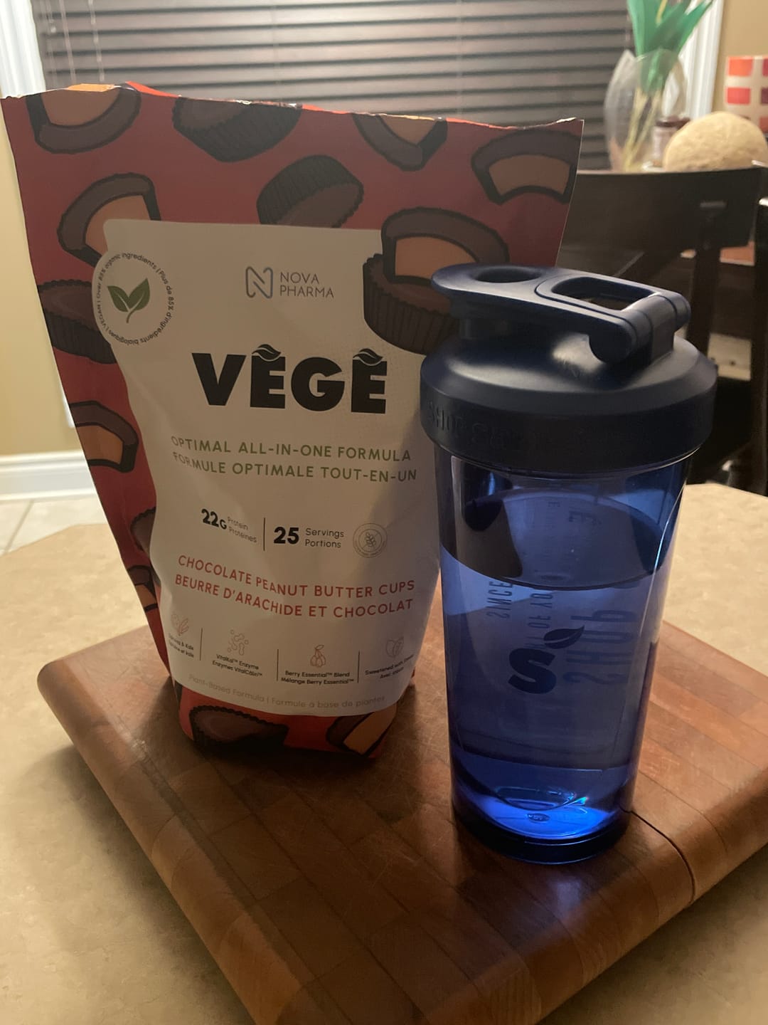 Customer photo review of Nova Pharma - Mélange de Protéines Végétales Complètes 725g