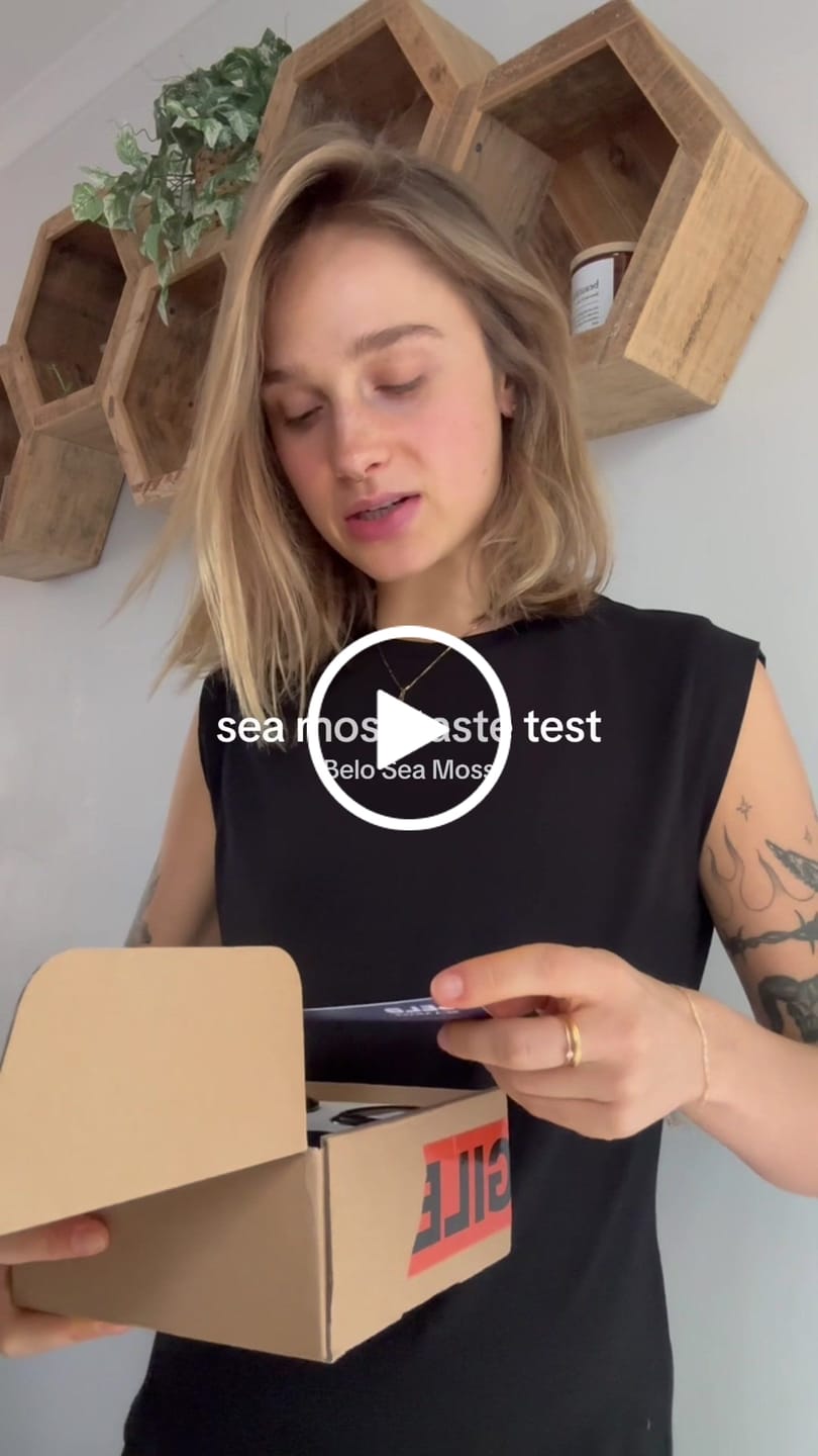 Customer video review of Belo Sea Moss Gel - Starter Pack