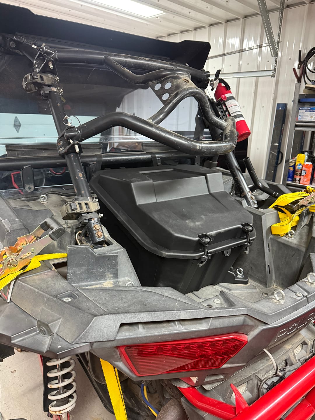 Customer photo review of Black Cargo Box for Polaris RZR XP 1000/4 1000 (2014-2023)