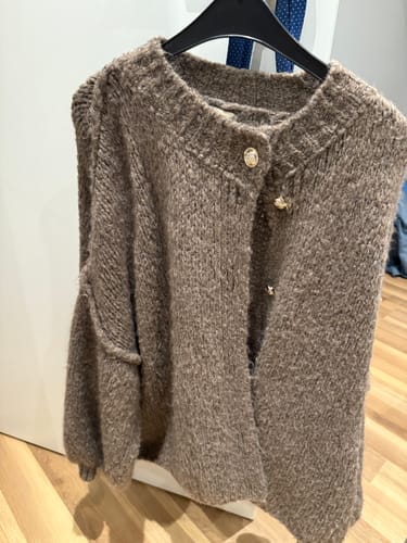 Customer photo review of Oversized Cardigan Short "CozyGlam"