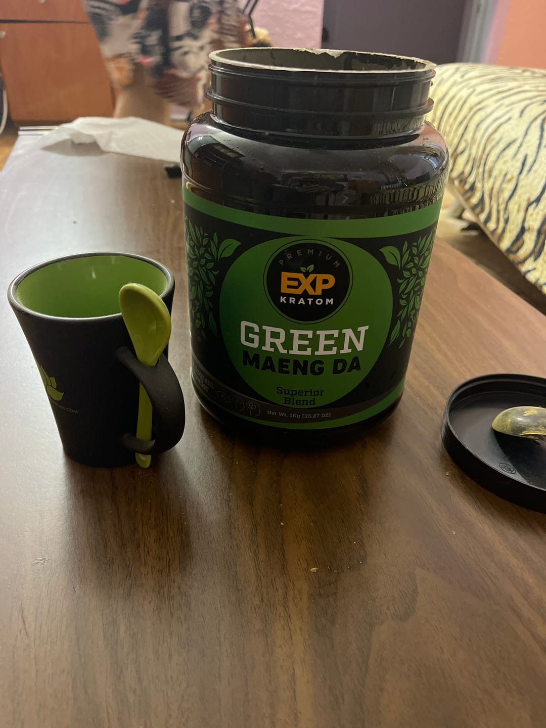Customer photo review of EXP Premium Green Maeng Da Blend Powder