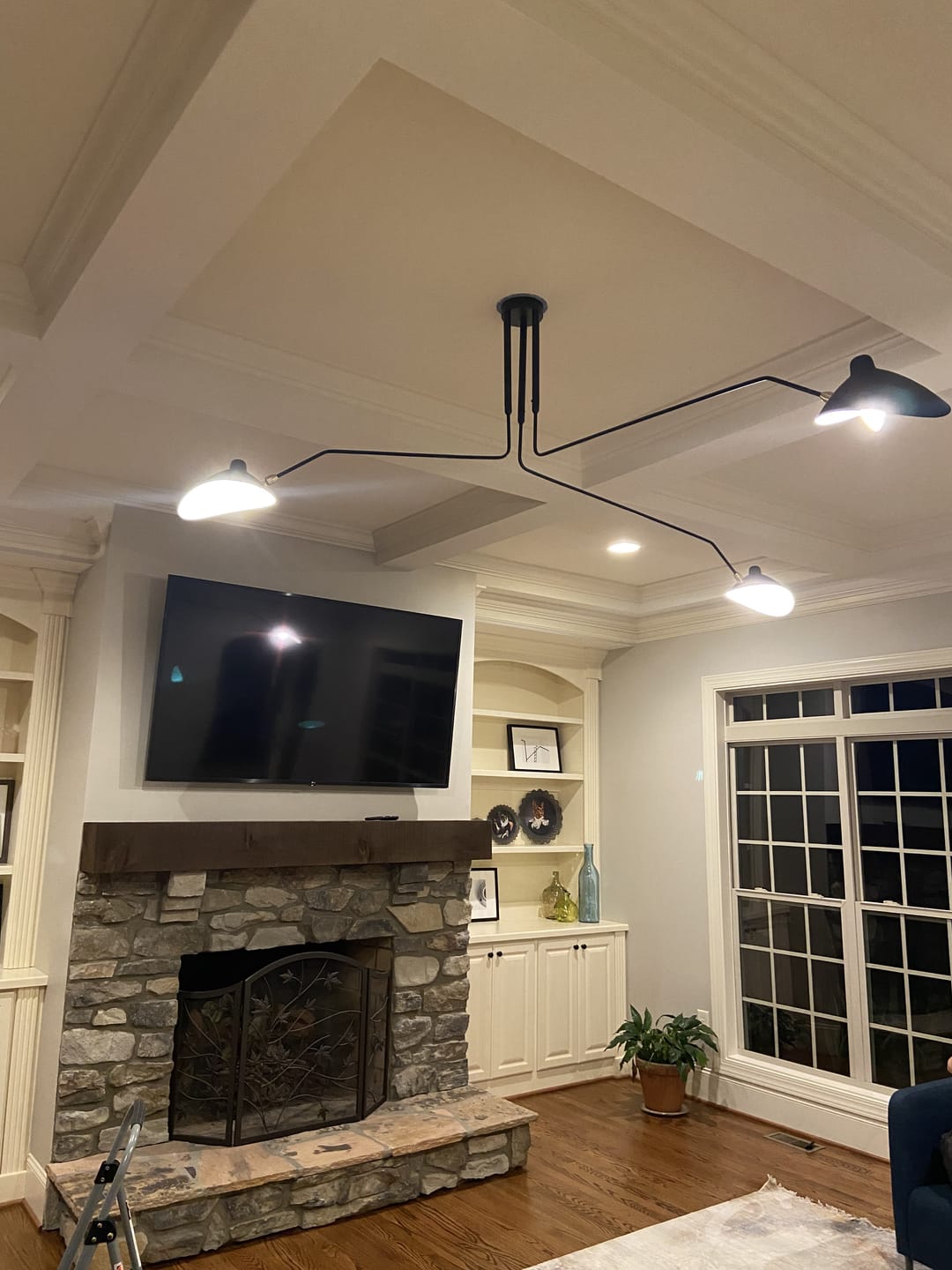 Customer photo review of WOMO Arms Semi-Flush Mount Light-WM2057