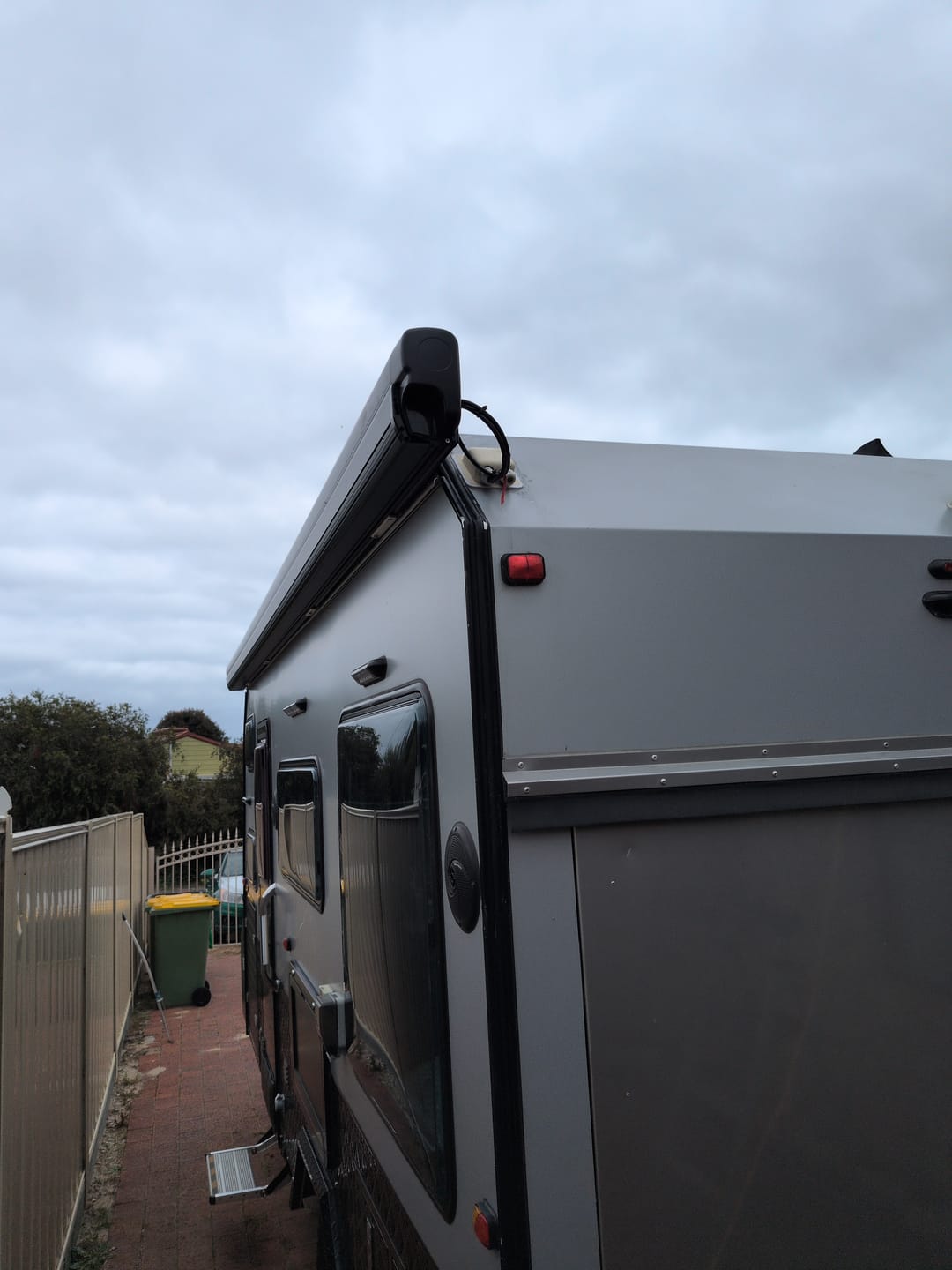 Customer photo review of 12Volt Electric Cassette Box Caravan Awning - W5500NM