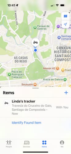 Customer photo review of SPOTMINDERS. Tracking Card