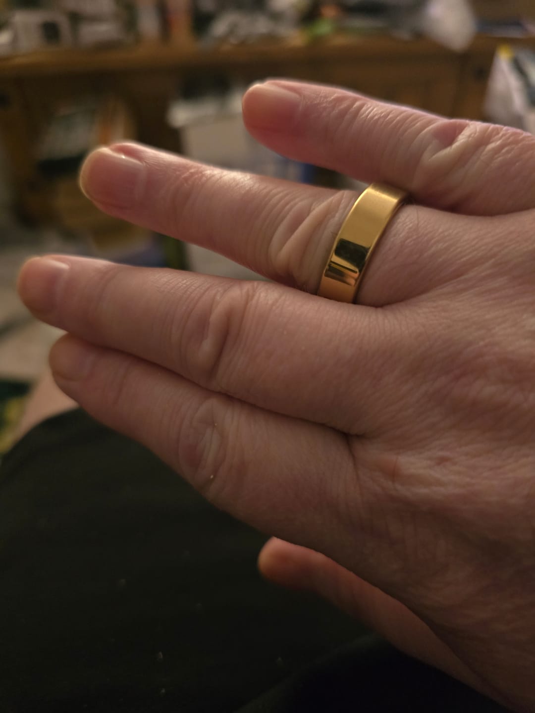 Customer photo review of Bearscome R03 Blood Sugar Blood Pressure Blood oxygen HRV Sleep Monitoring Waterproof Smart Ring