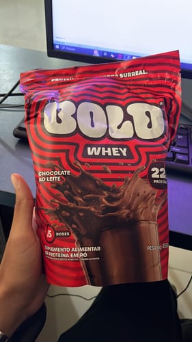 Customer photo review of BOLD WHEY CHOCOLATE AO LEITE (450g)