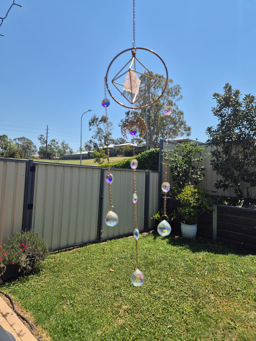 Customer photo review of Crystal Beauty Wind Chimes