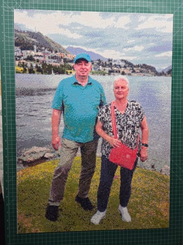 Customer photo review of Diamond Painting Eigenes Bild