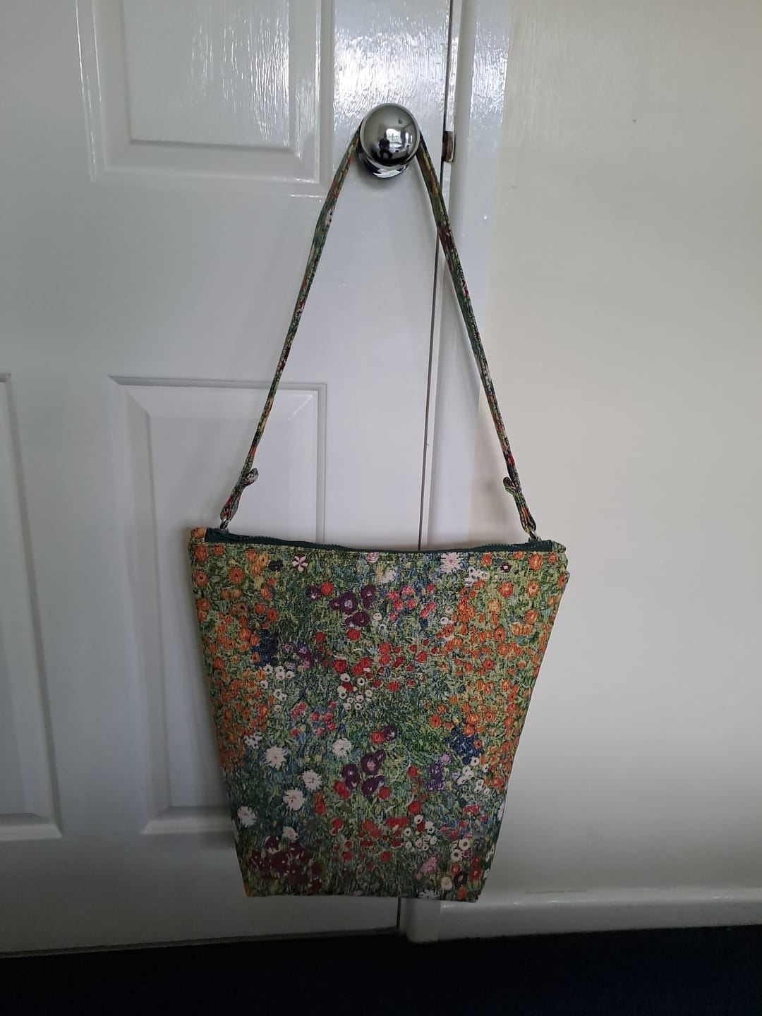 Customer photo review of Monet Flower Garden Tapestry Fabric